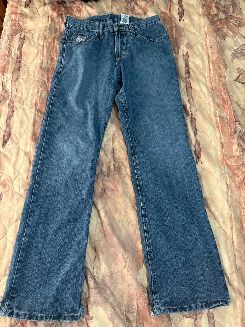 Mens blue denim cinch jeans 28x30 used